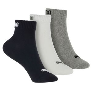 Medias Puma Quarter Pack X 3 Tobilleras De Mujer