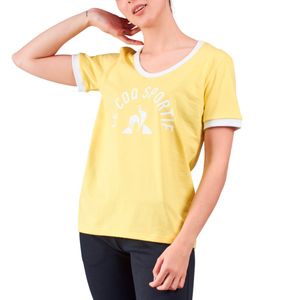 Remera Le Coq Sportif Retro Logo De Mujer