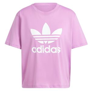 Remera adidas Trifolio Boxy De Mujer