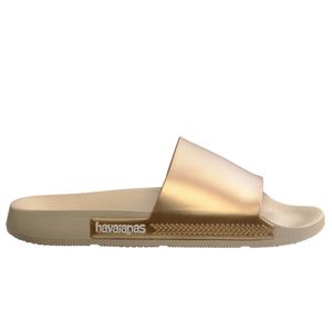 Chinelas Havaianas Slide Classic Metallic De Mujer