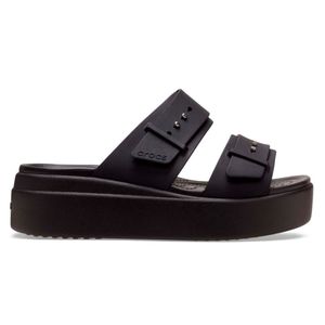 Zuecos Crocs Brooklyn Buckle De Mujer