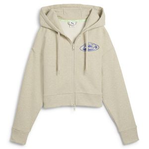 Campera Puma Lace Em Up Cropped De Mujer